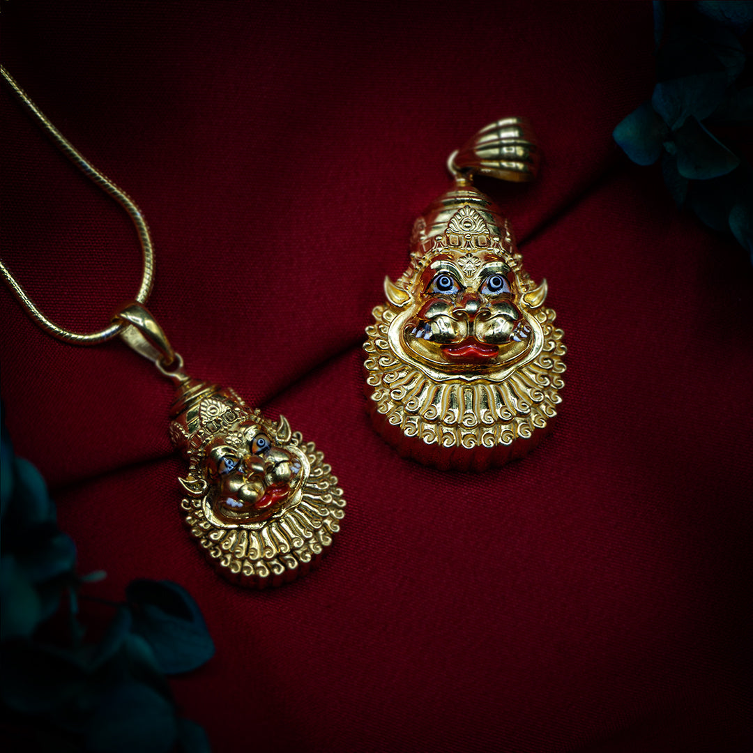 Gold Plated Shanta Mukha