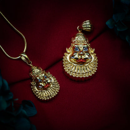 Gold Plated Shanta Mukha