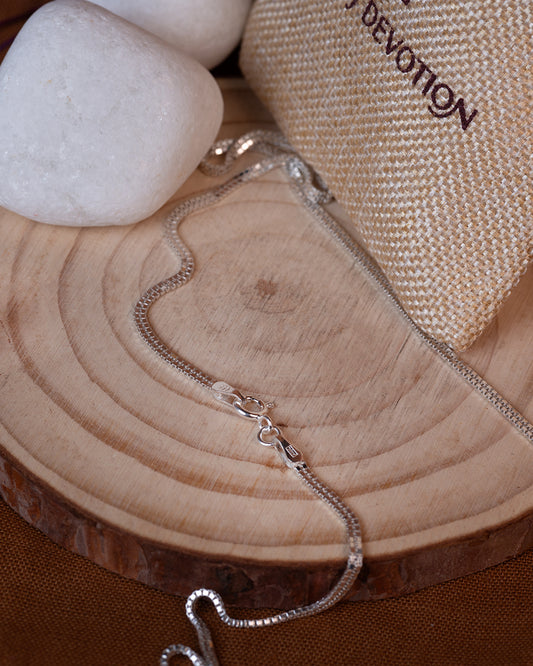 Diamond Cut Double Link Box Chain