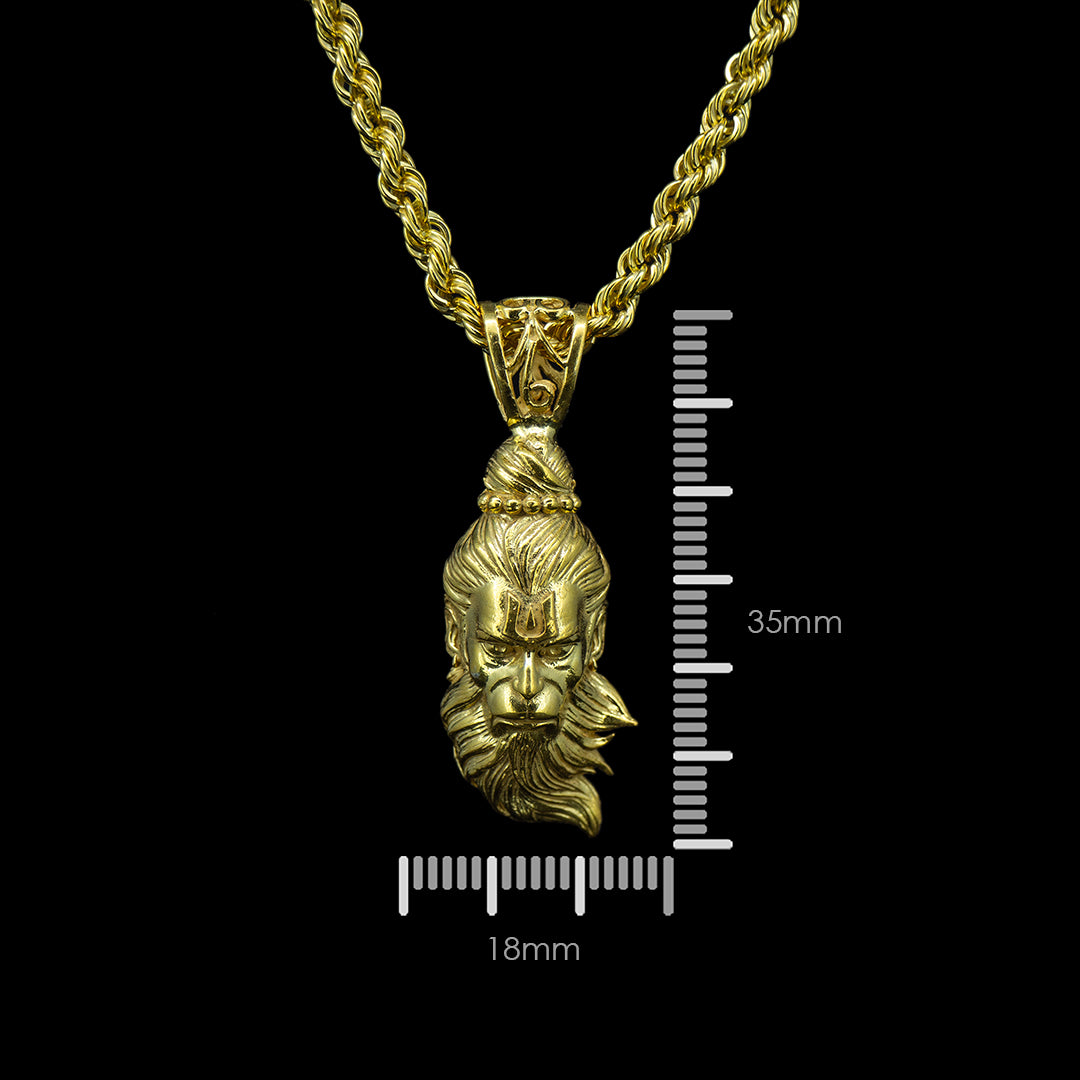 Gold Plated Rudra Hanuman