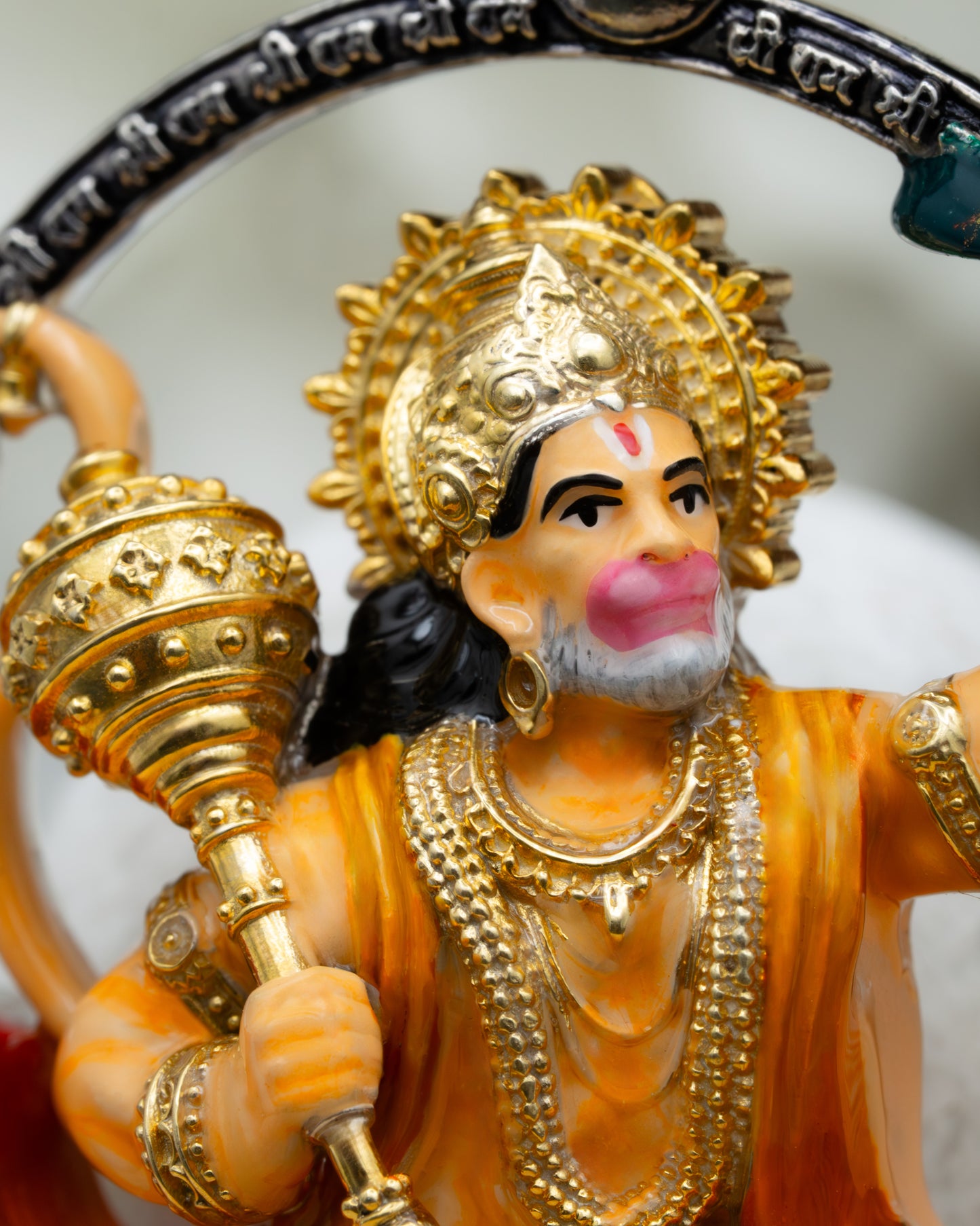 Enameled Sanjivini Hanuman