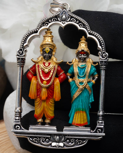 Enamel Vitthal Rukmani Pendent