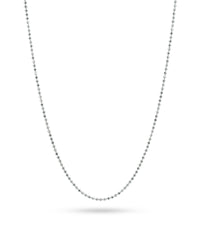 Diamond Cut Small Beaded Chain